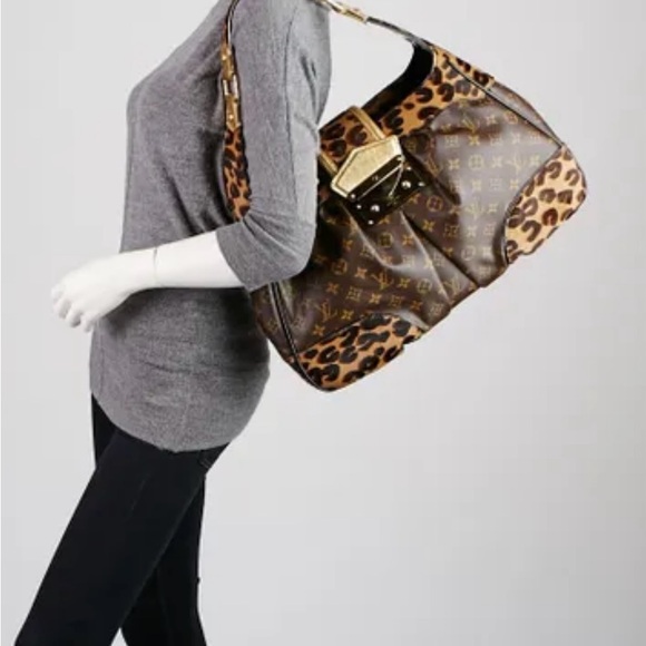 Authentic Limited Edition Polly Leopard print Louis Vuitton Monogram Bag AR1006 - Picture 2 of 11